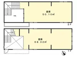 千葉県千葉市稲毛区穴川の倉庫